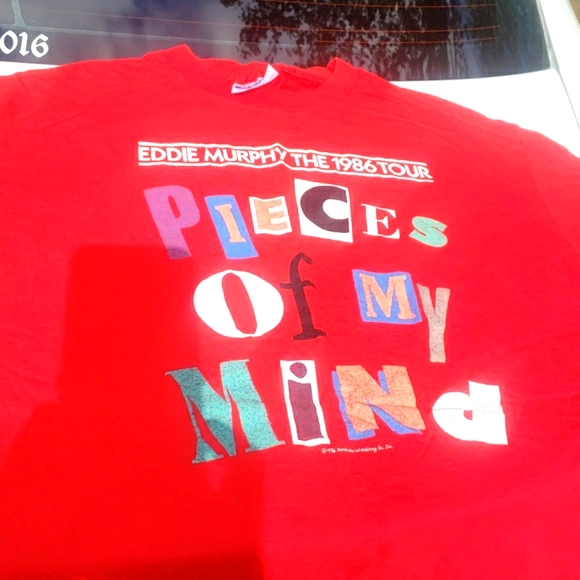 Hanes Tops - Vintage Eddie Murphy Piece of Mind Tour 1986